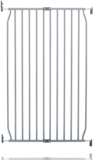 Safetots Extra hohes Eco Schraubbefestigung Babygitter, Grau, 70cm - 80cm, Extra hohes Gitter mit Einer Höhe von 100cm, Treppengitter für Babys, Schraubbefestigtes Sicherheitsgitter
