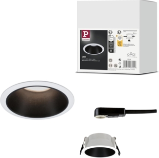 Paulmann No. 93394 Einbauleuchte Cole GU10 max. 10W Weiß Schwarz matt
