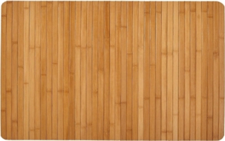 Kleine Wolke Badteppich Bambus 50 x 80 cm Braun 430276