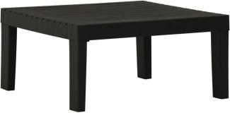 vidaXL Lounge-Gartentisch Kunststoff Grau 315851