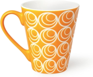 Excelsa Etnika Mug 275 ml, Porzellan, Orange, 10. 19 X 10. 19 X 10 cm