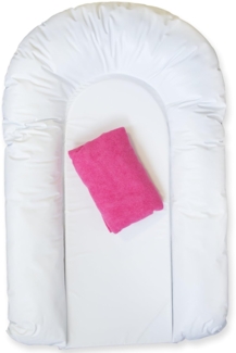 PMP - Set Wickelauflage PVC + Frotteebezug Rosa 50x75 cm