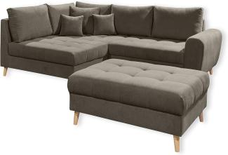 Alice Ecksofa von Ed Exciting Design – Beidseitig Bestellbares Sofa mit Hocker in Verschiedenen Farben