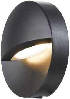 SLV Leuchte 1002868 DOWNUNDER OUT round WL Outdoor LED Wandeinbauleuchte anthrazit 3000K