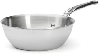 De Buyer Affinity Sauté Pan Stainless Steel curved 20 cm