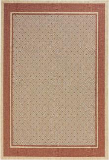 Flachgewebe Teppich Classy Terracotta 80x150 cm