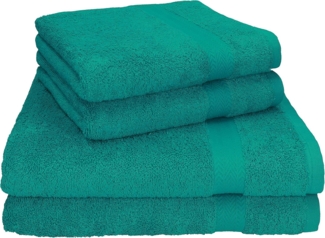 Betz Handtuch Set 4-tlg. PREMIUM 2 Handtücher und 2 Duschtücher, 100% Baumwolle (4-St)