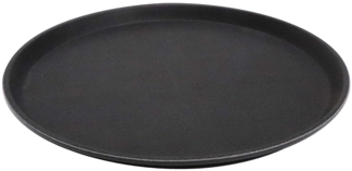 APS Serviertablett Gastro Fiberglas Ø35,5cm schwarz