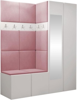 Garderoben-Set Monati XII, Weiß, Farbe: Manila 09