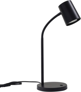 Lindby Schreibtischlampe Radka, Kunststoff Schwarz IP20, 1 x 10 W LED