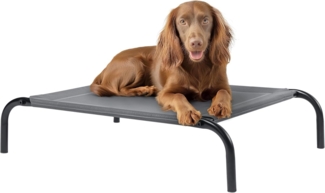 Navaris Tierdecke erhöhtes Hundebett mit Kühlungseffekt 90 x 64 x 20 cm - Outdoor Hundeliege