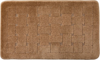 Emma Barclay Orkney Badematte, Kreuzschraffur, 45x75 cm, Beige