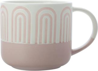 Maxwell & Williams KL0222 Becher 400 ml ARCHES Pink, Porzellan