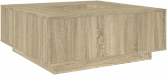 vidaXL Couchtisch Sonoma-Eiche 100x100x40 cm Holzwerkstoff 3284051