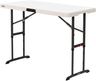 Lifetime Kunststoff Klapptisch Camping | weiß | 122x61x86 cm
