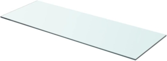 vidaXL Regalboden Glas Transparent 70x25 cm 243830