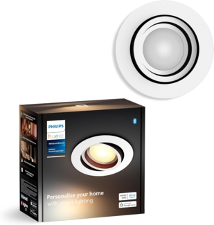 Philips Hue White Amb. Milliskin Einbausp rund Erw. weiß 350lm
