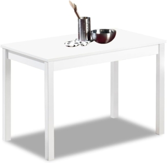 ASTIMESA Küchentisch, weiß, 90x50 cm