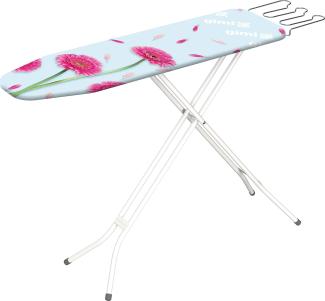 Gimi Junior Bügelbrett Bügeltisch Ironing Board 33 x 5 x 110 cm Baumwolle, für Dampfbügeleisen, Mehrfarbig