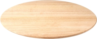 Continenta Drehplatte, Drehteller, Servierplatte, Käseplatte, Gummibaumholz, Ø 46 cm, 3015