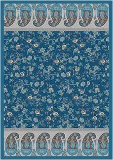 Bassetti PLAID GENOVA BLAU 155X220 *9324104 HW 2022 NEUHEITEN