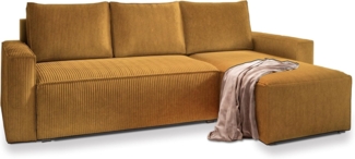 Masseno Ecksofa POTARO mit Schlaffunktion L-Form, Sofa mit Bettkasten