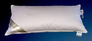 Betten Hofmann Extrem Volumen Daunen-Feder-Kissen Kopfkissen sehr fest 40x80 1200g Füllung