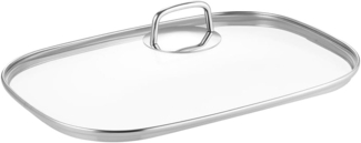 Schulte-Ufer Green Life Deckel zu Bräter und Fischpfanne, Güteglas, 36x25 cm, 1991-36