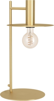 Eglo 900734 Tischleuchte ESCANDELL Stahl messing-gebürstet E27 1X40W L:22cm B:23cm H:47cm mit Kabelschalter