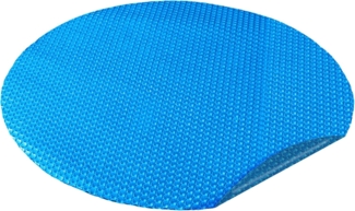 400µm Pool Solarplane Poolheizung Solarfolie Abdeckung Rund Blau Blau 457cm
