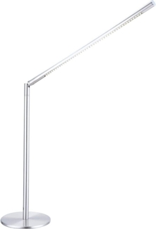 LED Tischleuchte, Metall, Acryl, nickel, flexibel, L 50cm