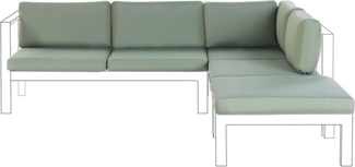 Outdoor Kissenbezug Set MESSINA Grün