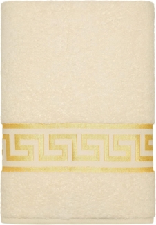 Belle Arti Handtücher Luxus Mäander Gästetücher Badetücher Duschtücher Saunatücher in Set, (1-St), schwarz, weiss, beige, rot, gold, 100% Baumwolle, Frottee, eingestickt