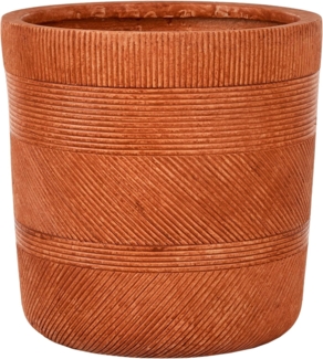 Blumentopf goldbraun rund 36 x 36 x 36 cm VOULA