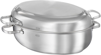 RÖSLE Bräter oval Pureelements Edelstahl Deckel ProCera Plus