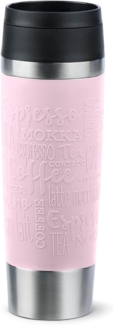 EMSA Thermobecher Travel Mug Classic, Pastellrosa, 0.5 l