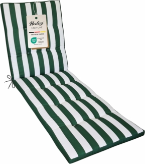 Herlag Liegenauflage Mia, Auflage Gartenliege 200x60x5cm Easy-Drop Bänder