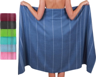 Betz Strandtuch Betz XXL Badetuch LINES Saunahandtuch Liegetuch 90x180 cm, 100% Baumwolle