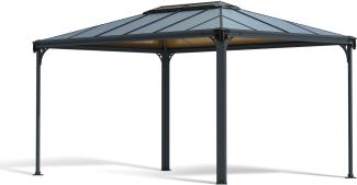 Palram - Canopia Aluminium Pavillon Martinique 4300 | Anthrazit | 295x430x276 cm