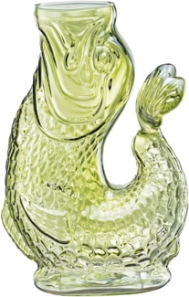 Glaskaraffe Karaffe Krug Kanne Gluckert beim Ausgießen 1L cilio NEMO grün 291315