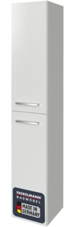 Fackelmann B.STYLE Hochschrank links, 30 cm breit, Weiß