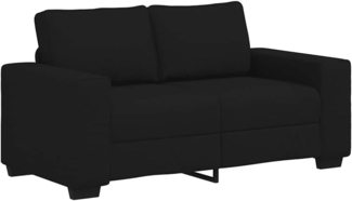 vidaXL 2-Sitzer-Sofa Schwarz 120 cm Stoff 4105158