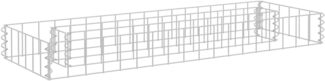 vidaXL Gabionen-Hochbeet Verzinkter Stahl 90x30x10 cm 145628