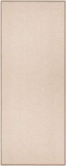 Schlingen Läufer Bouclé Beige - 80x300x0,5cm