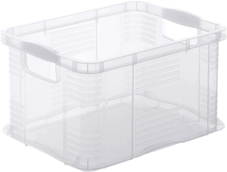 Rotho Aufbewahrungsbox Agilo A4 17,5 L transparent 39 x 39 x 21,5 cm (L x B x H)