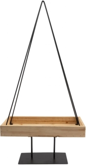 TrendLine Dekofigur Metall Tannenbaum 80 x 40 cm natur-schwarz