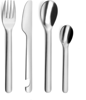 Besteck-Set Amefa Mobil Metall Stahl (18 cm) (4 pcs) Default Title