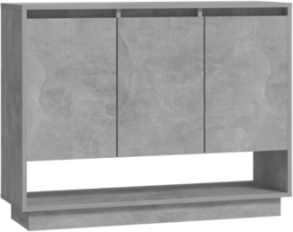 vidaXL Sideboard Betongrau 97x31x75 cm Holzwerkstoff 809534
