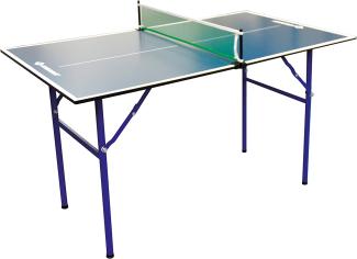 Schildkröt 838579 'Mini-Tischtennistisch Midi XL', 120 x 70 x 68 cm, für den Innenbereich, klappbar, blau