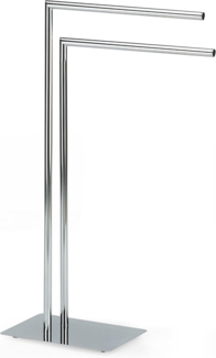 kela Handtuchständer Style, Standgarnitur, 2 versetzt angeordnete Handtuchstangen, Gummifüße